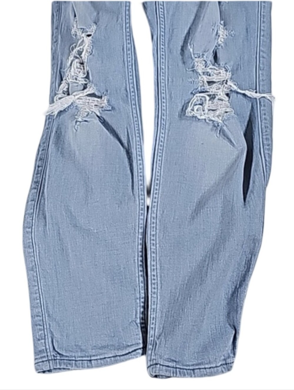 HOLLISTER | Men’s Advanced Stretch Skinny Ripped Jeans Light Wash Distressed - Picture 9 of 11